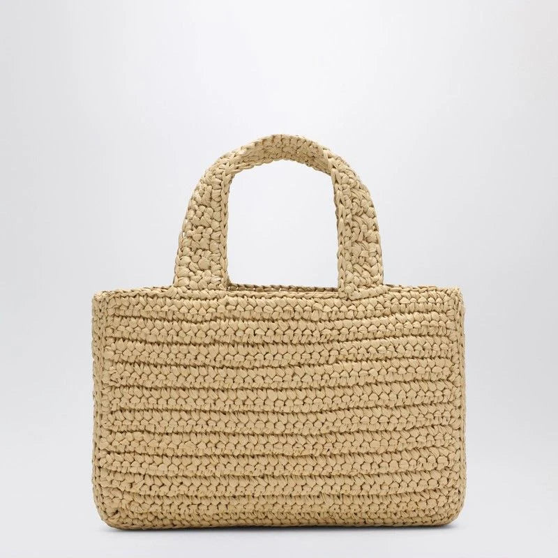 VIVA SUPERSTAR SMALL WOVEN RAFFIA BAG