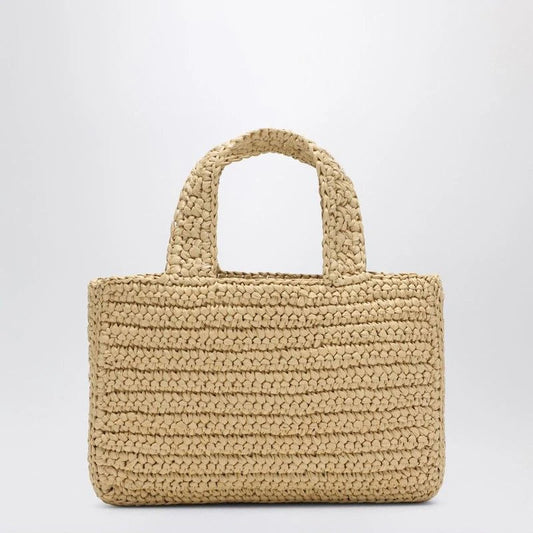 VIVA SUPERSTAR SMALL WOVEN RAFFIA BAG