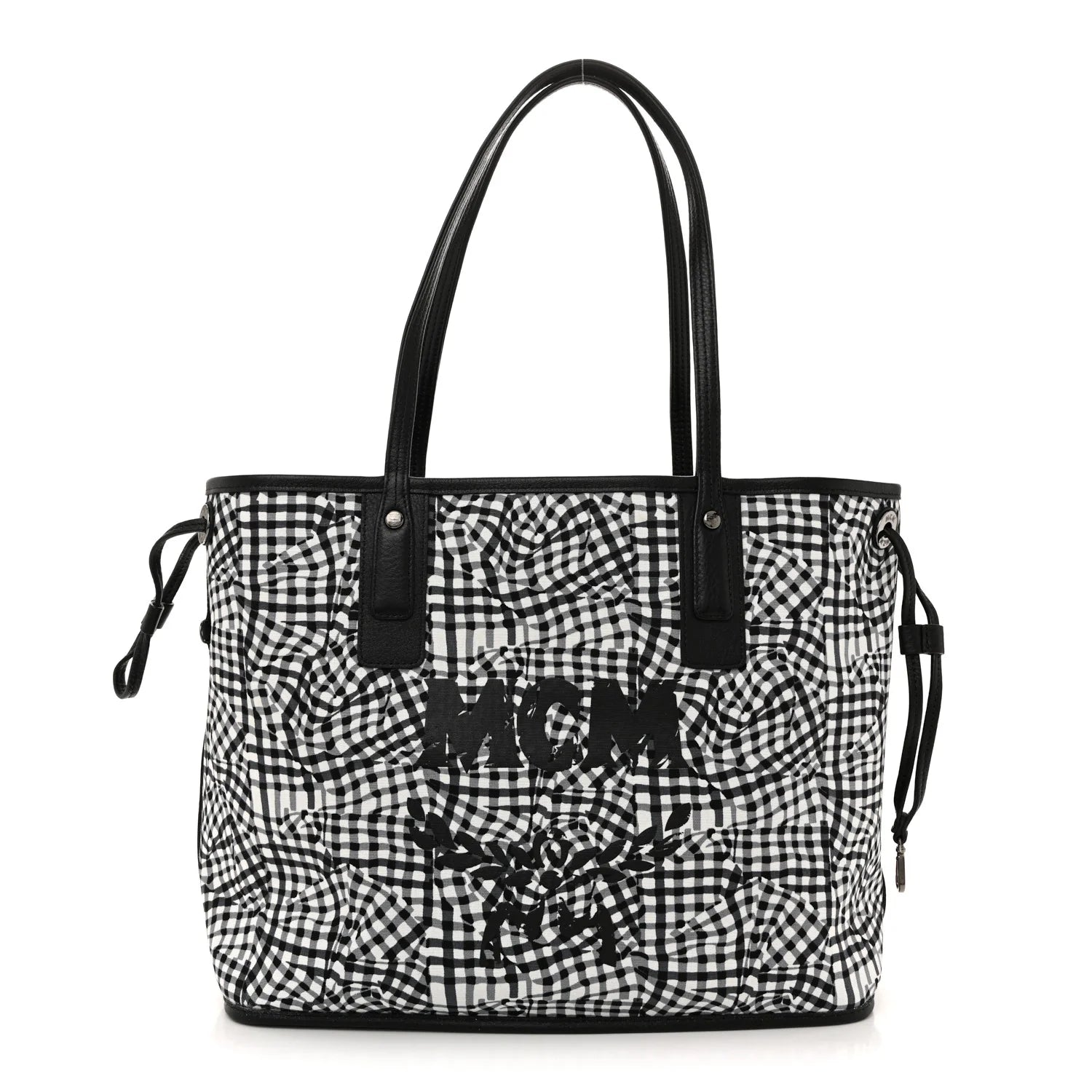 Visetos Medium Liz Reversible Shopper Tote Black