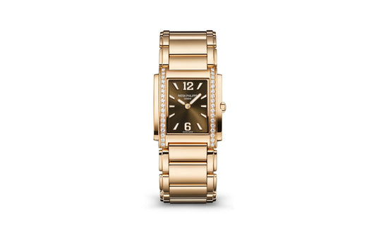 Twenty~4 Quartz Ladies Watch, 18K Rose Gold with 34 Diamond (~0.57 Ct), 25.1 X 30 Mm, Ref# 4910/1201R-001
