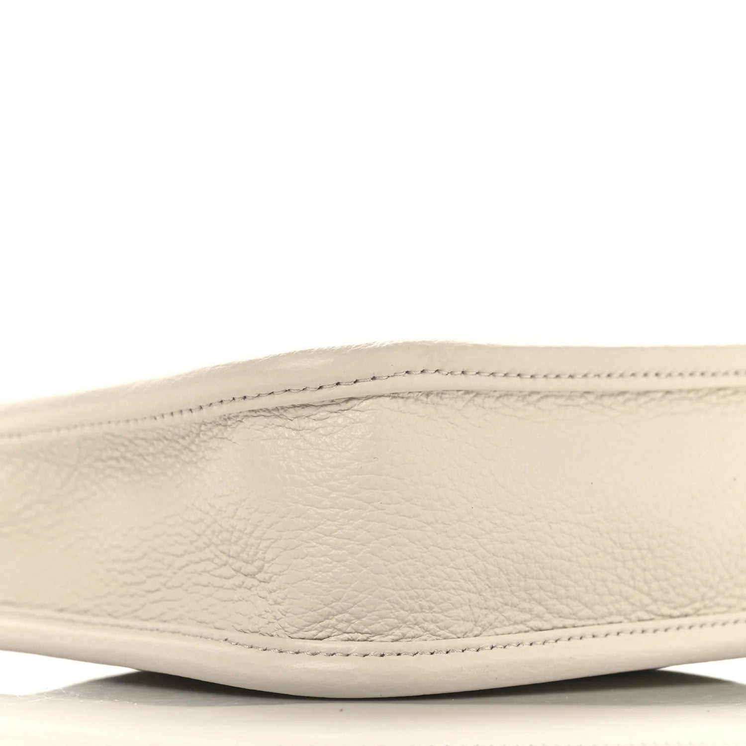 Vitello Daino Soft Mini Hobo Messenger Bag White