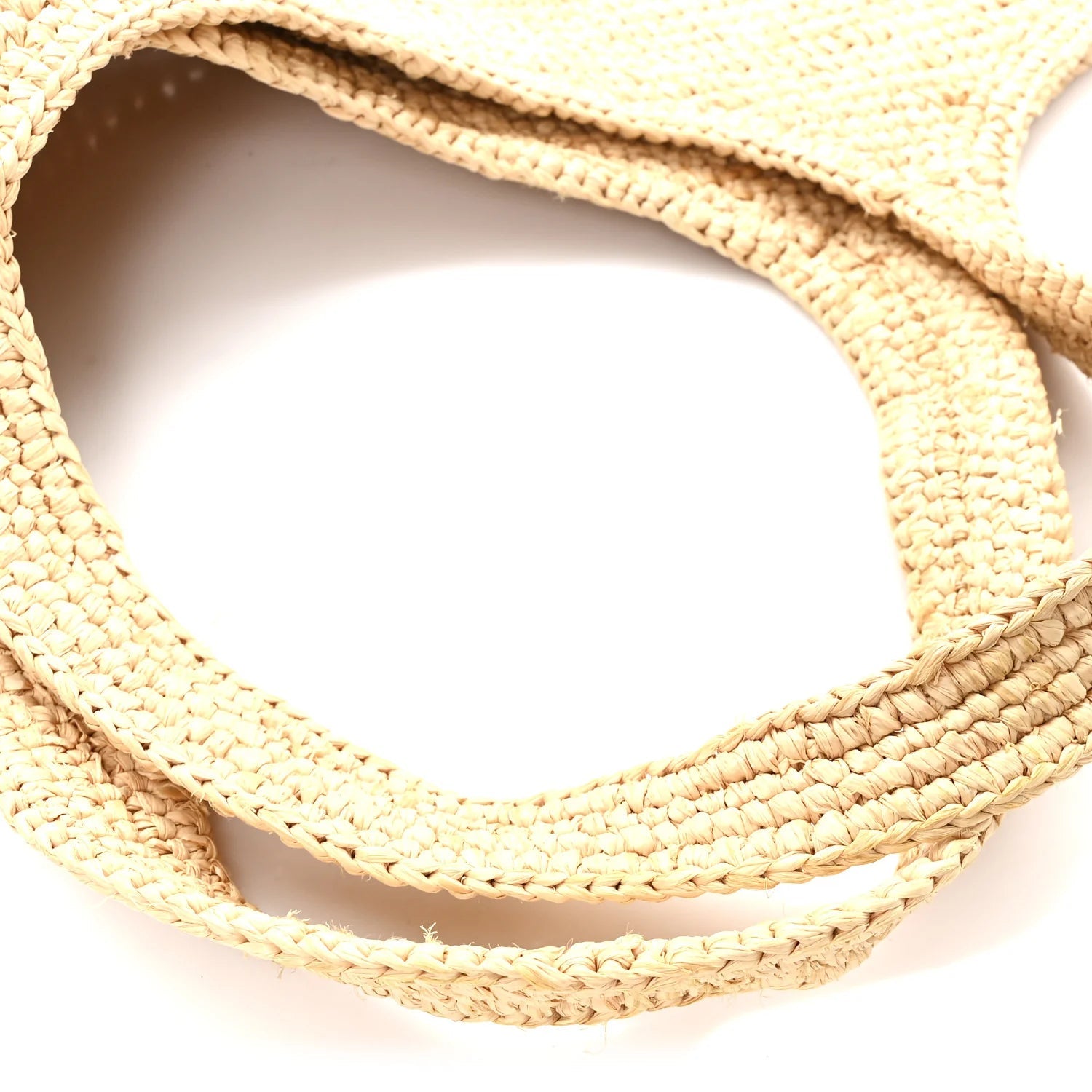 Raffia Icare Shopping Tote Natural