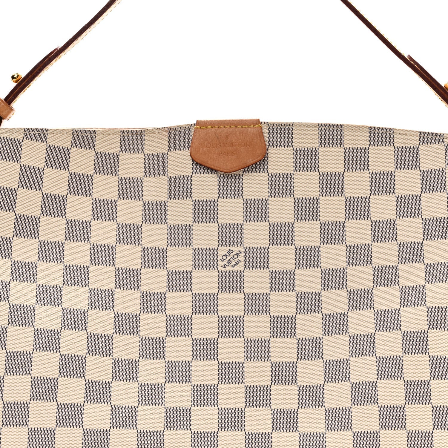 Damier Azur Graceful MM Rose Ballerine