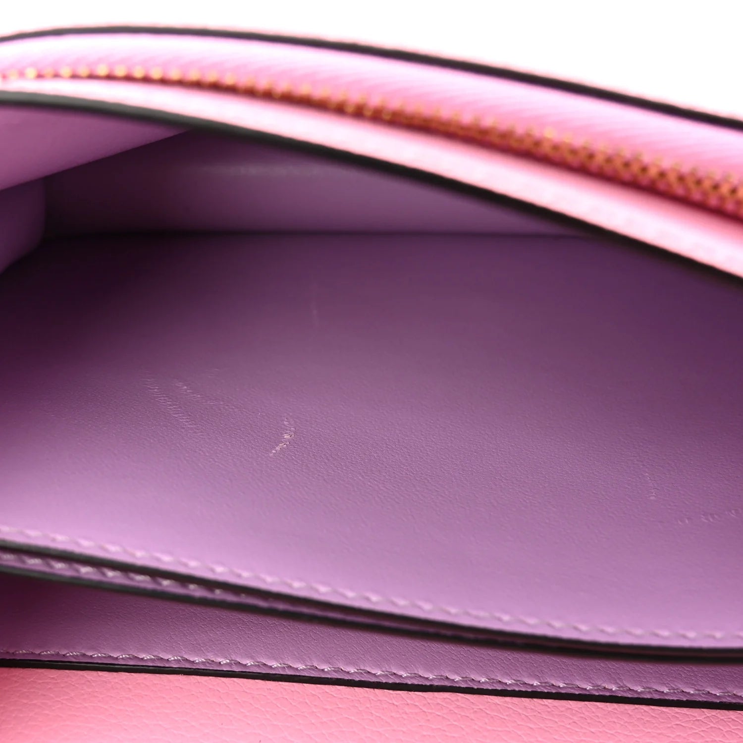 Grained Calfskin La Medusa Flap Shoulder Bag Pink