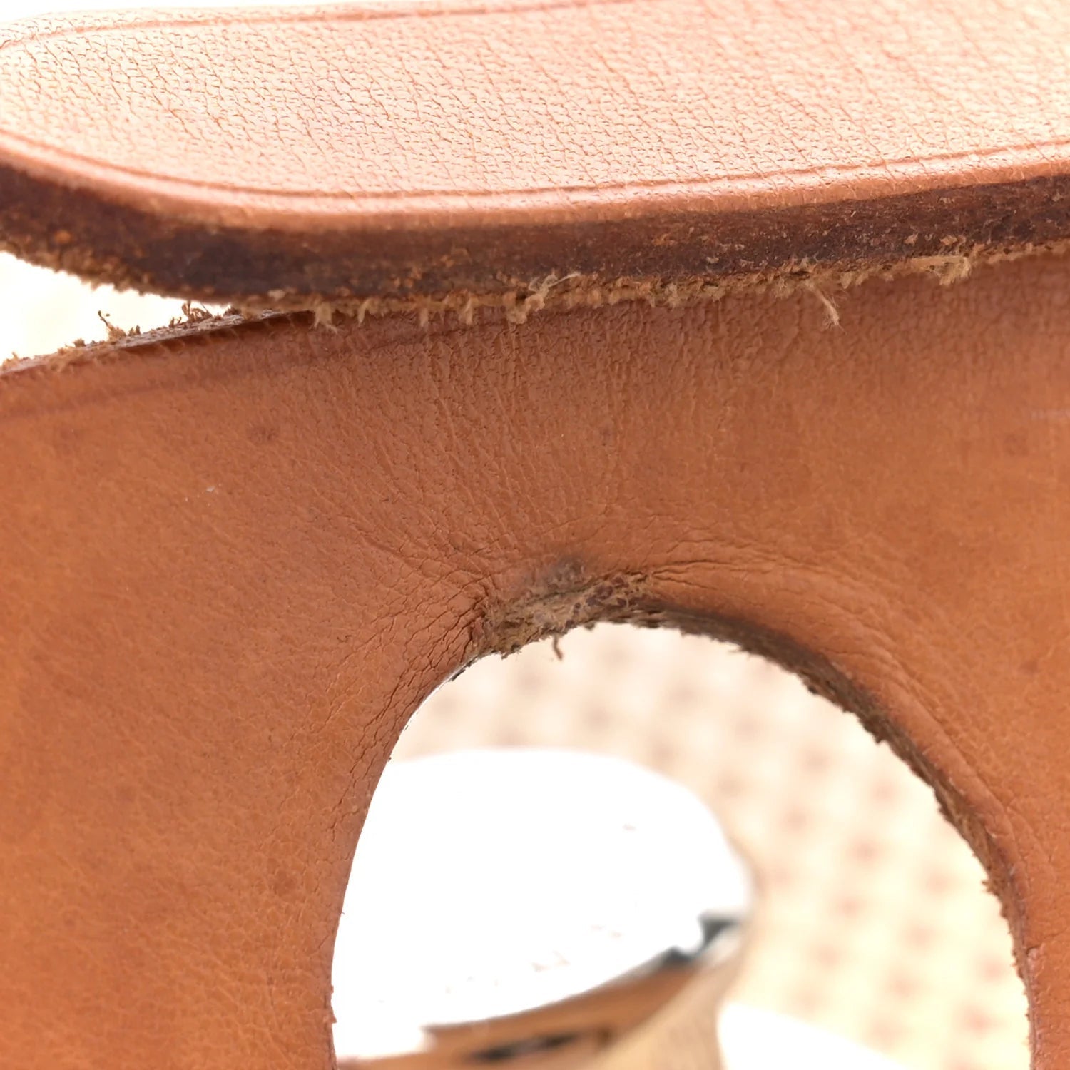 Toile Vache Calfskin Herbag 30 PM Naturel