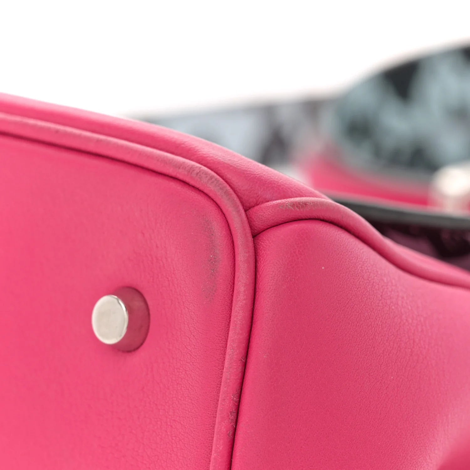 Smooth Calfskin Mini Be Dior Flap Pink