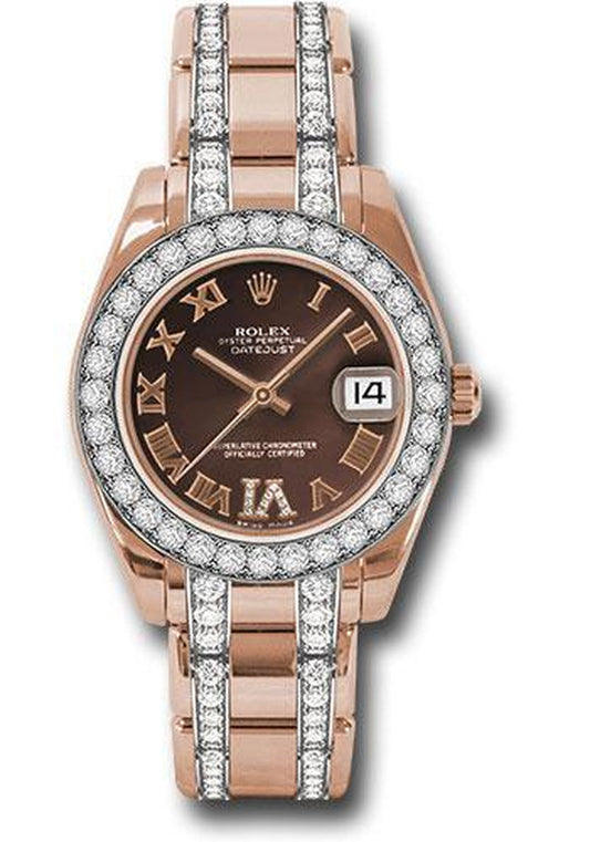 Rolex Datejust Pearlmaster 34Mm Watch: 81285 Chodrdp