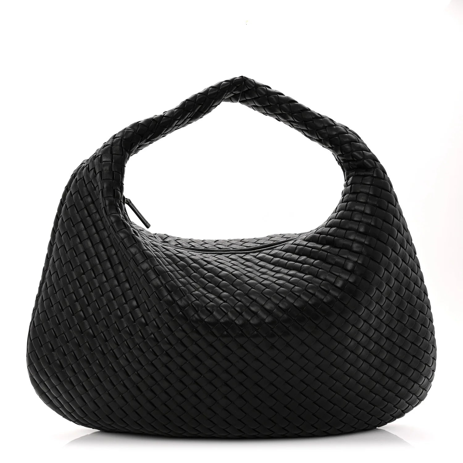 Supple Nappa Intrecciato Maxi Veneta Black