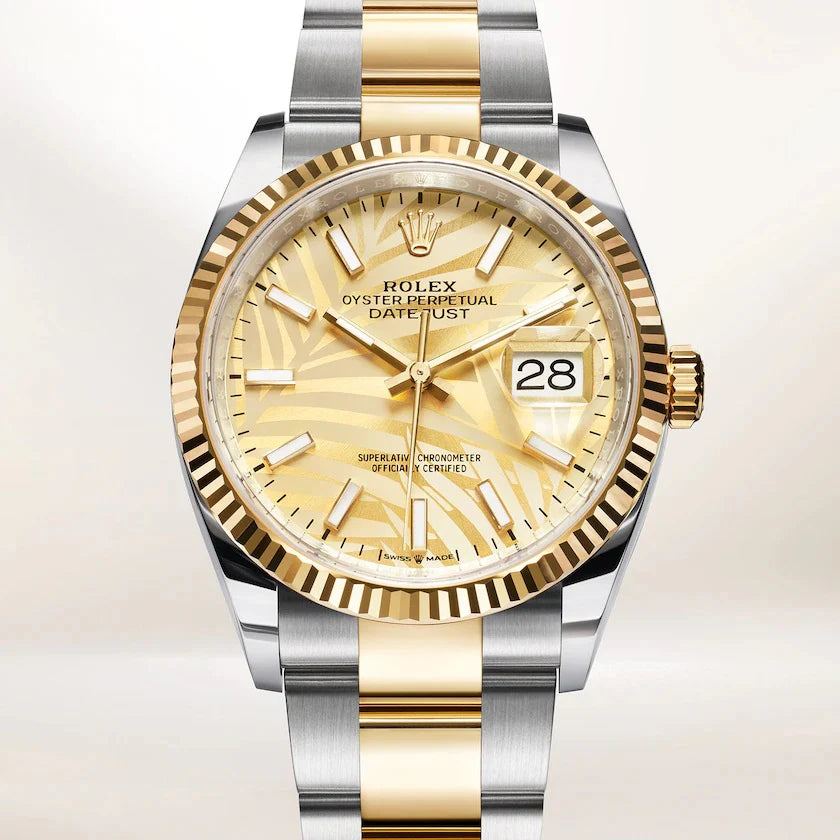 Datejust 36 Oystersteel and Yellow Gold Ref# 126233-0038