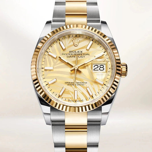 Datejust 36 Oystersteel and Yellow Gold Ref# 126233-0038