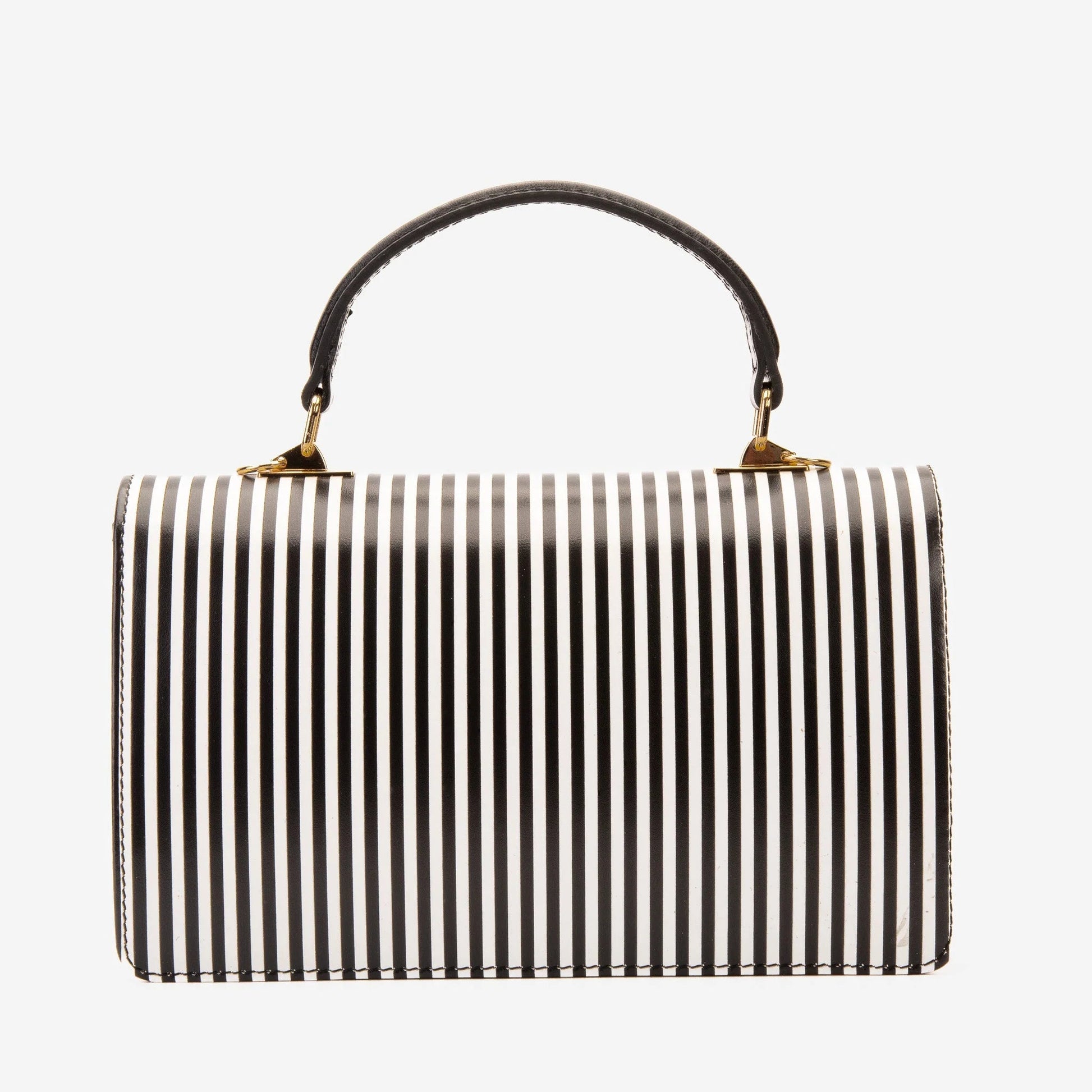 The Santa Amaro Striped Leather Handbag