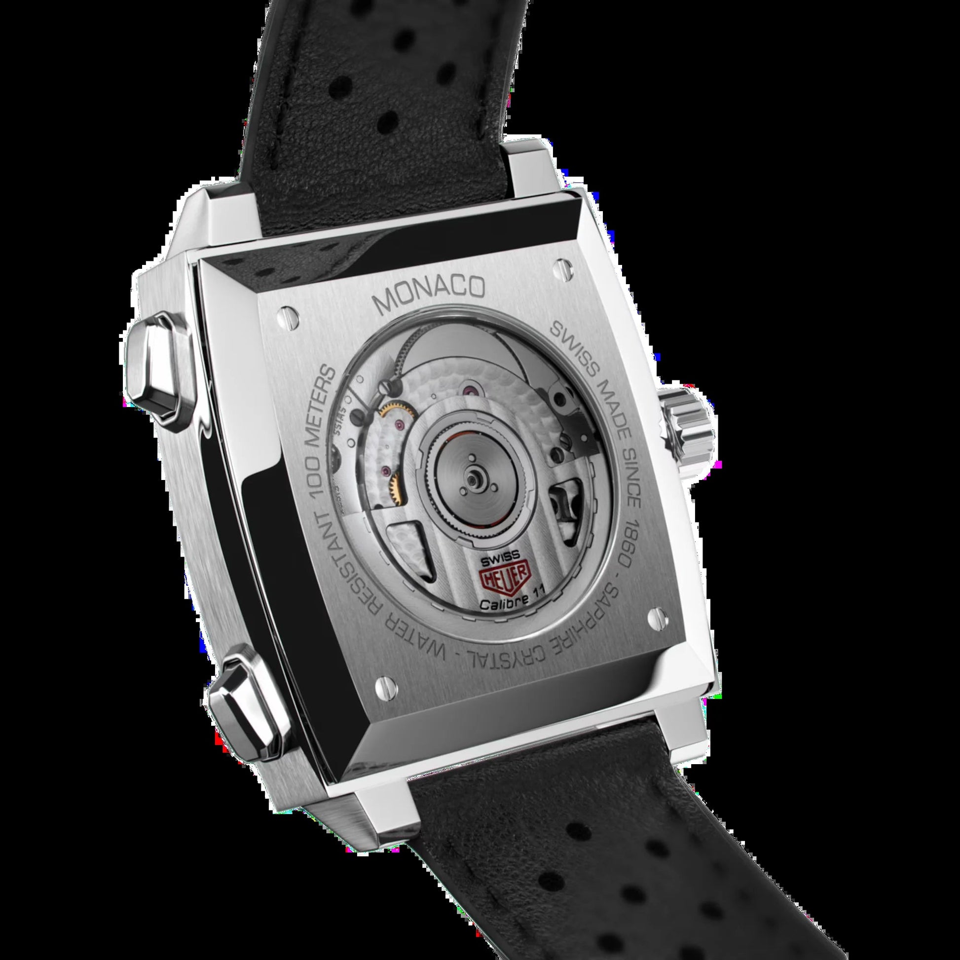 Unworn  Monaco Chronograph Automatic, Ref# CAW211P.FC6356, Box and Papers