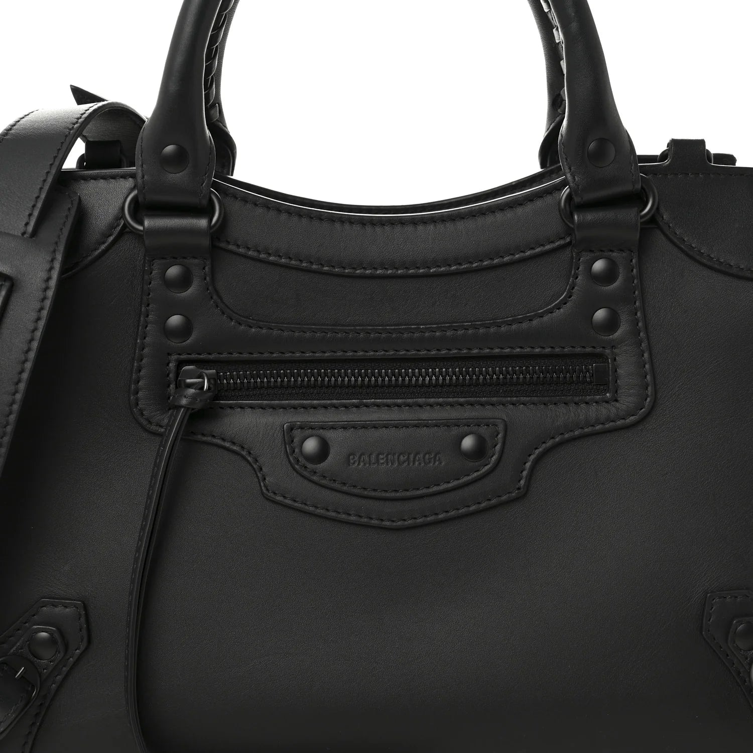 Smooth Calfskin Neo Classic Black Hardware S City Black