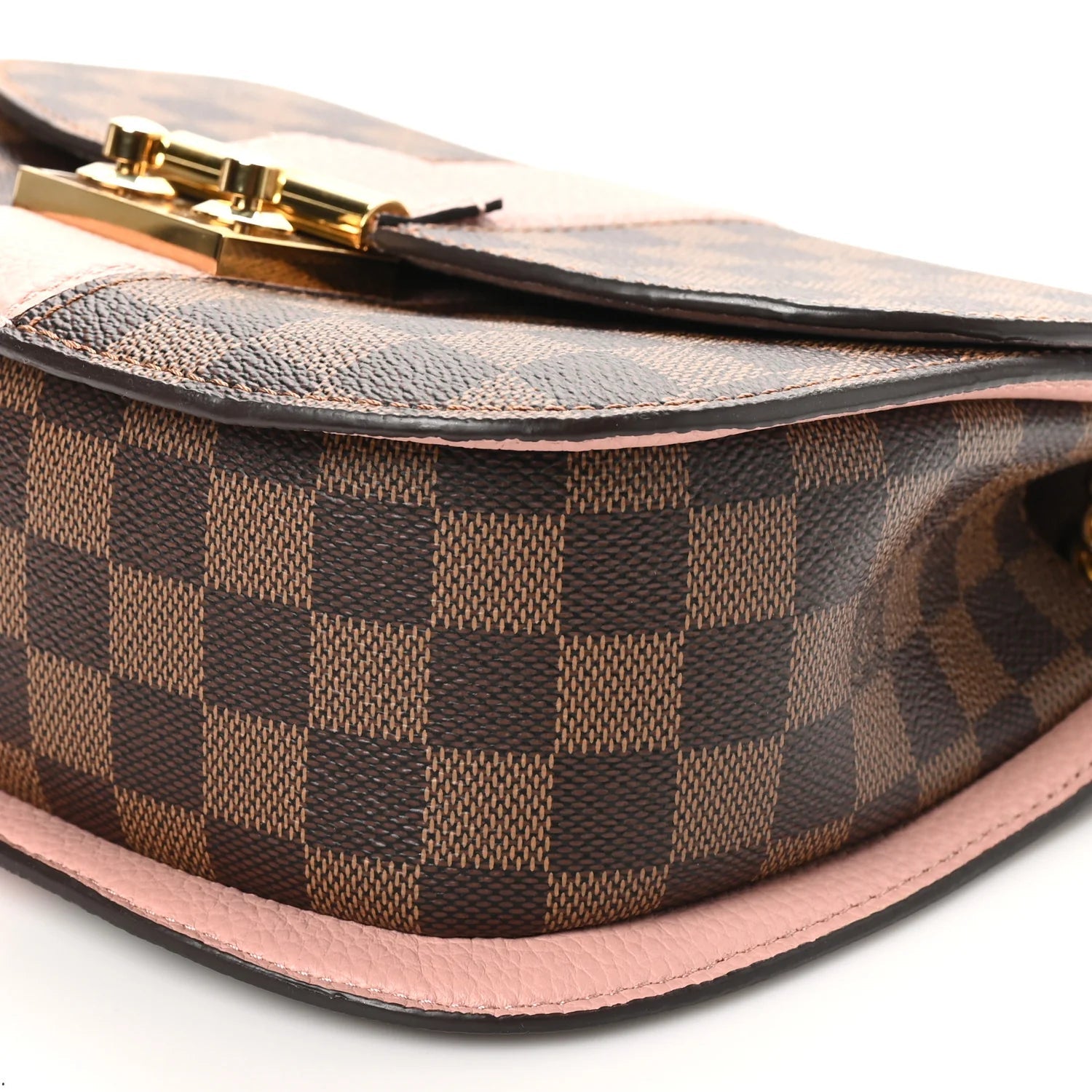 Damier Ebene Cuir Taurillon Wight Magnolia