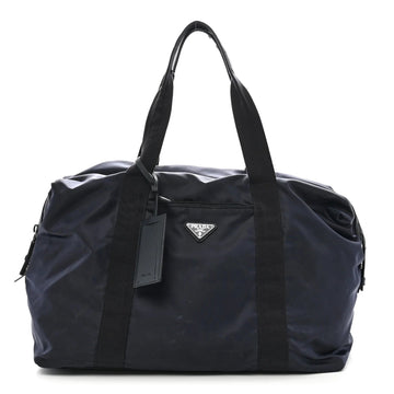 Re-Nylon Saffiano Duffle Bag Navy