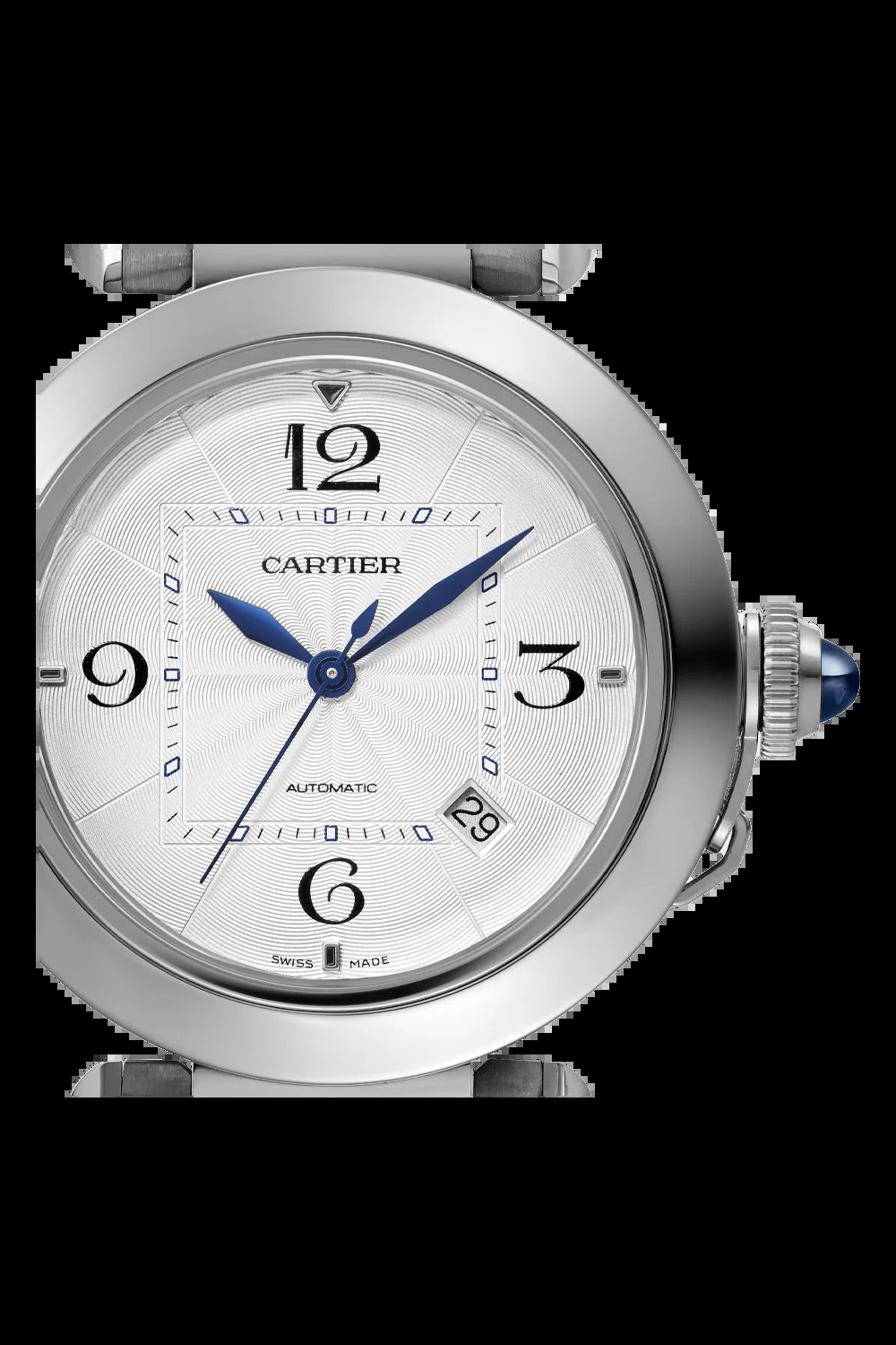 Unworn  Pasha De , Stainless Steel, 41Mm, Ref# WSPA0009, Box and Papers