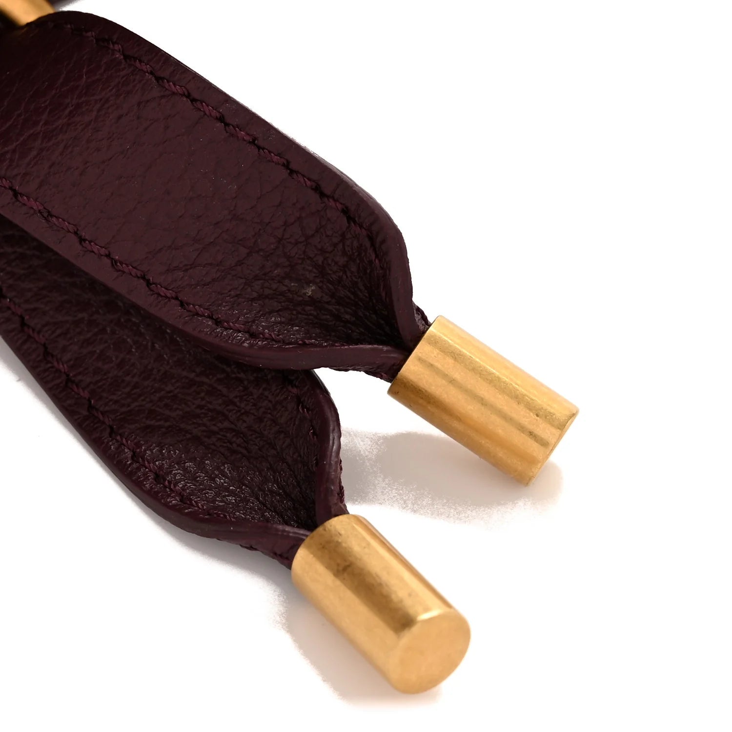 Grained Calfskin Small Marcie Saddle Bag Dimness Purple