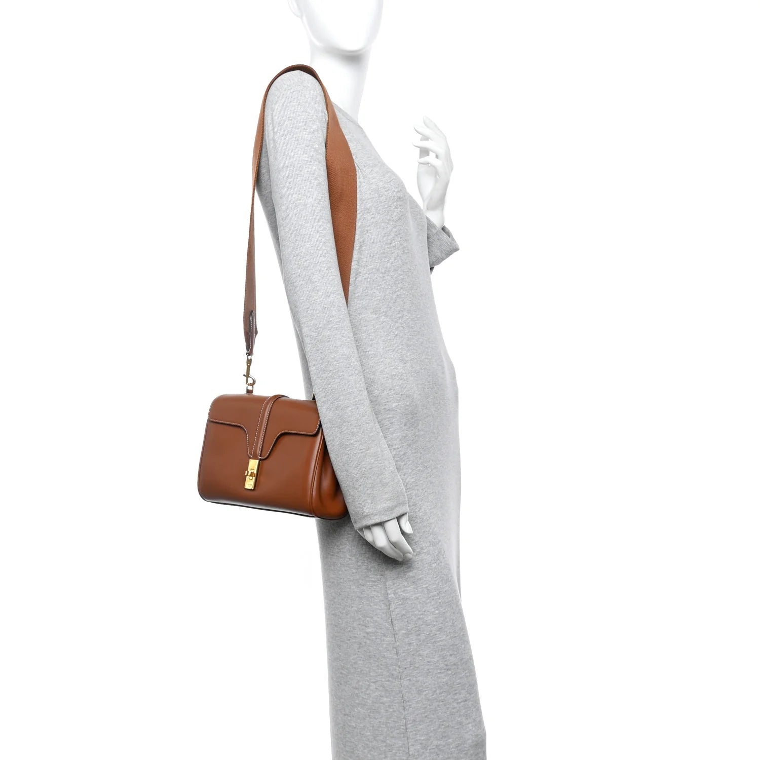 Smooth Calfskin Teen 16 Crossbody Bag Soft Tan