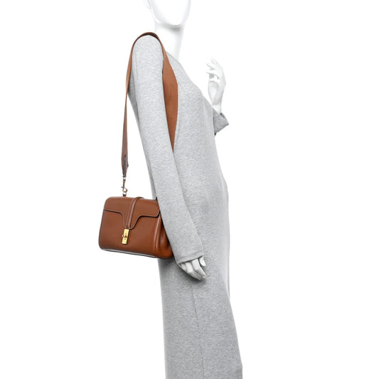 Smooth Calfskin Teen 16 Crossbody Bag Soft Tan