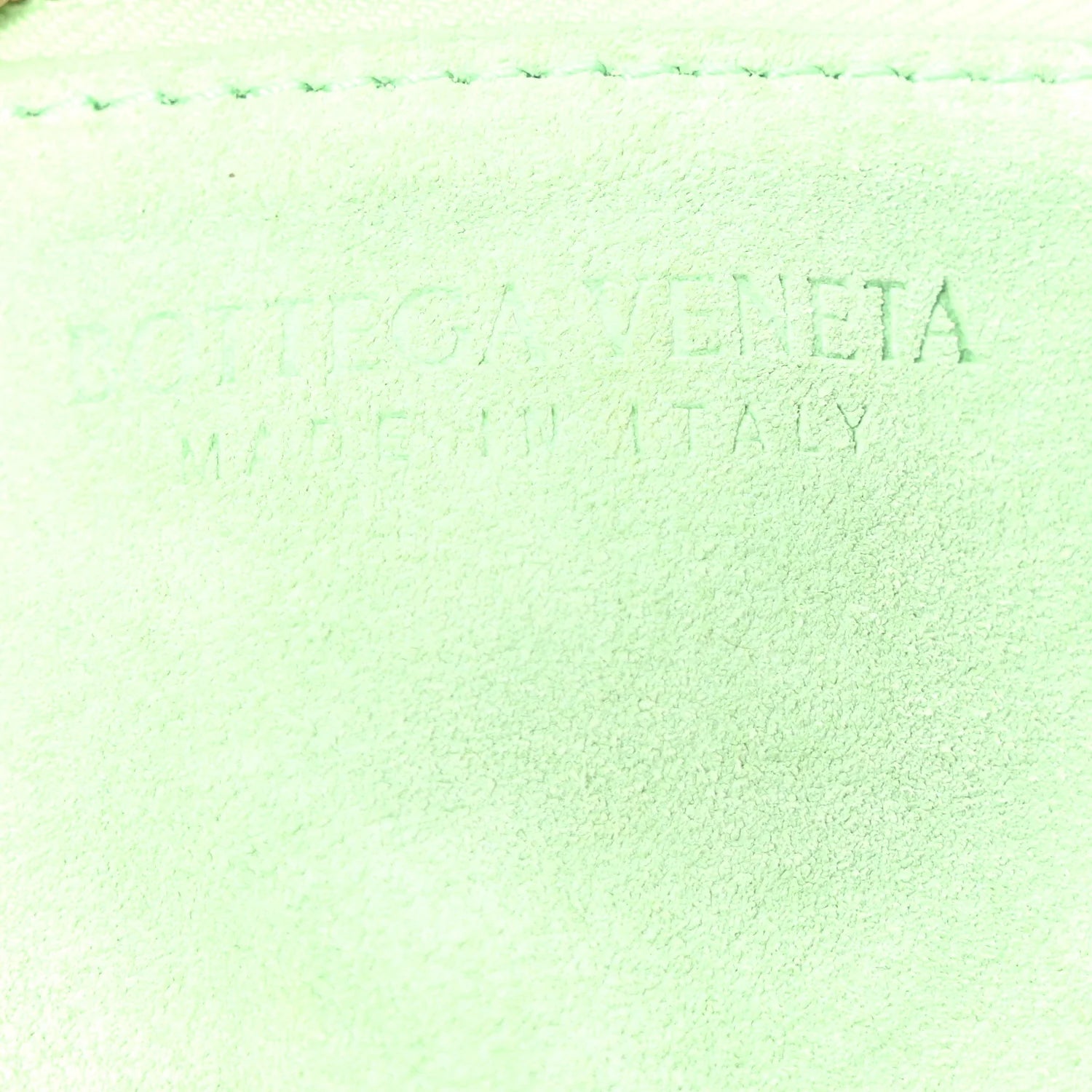 Suede Maxi Intrecciato Padded Chain Cassette Crossbody Bag Wasabi