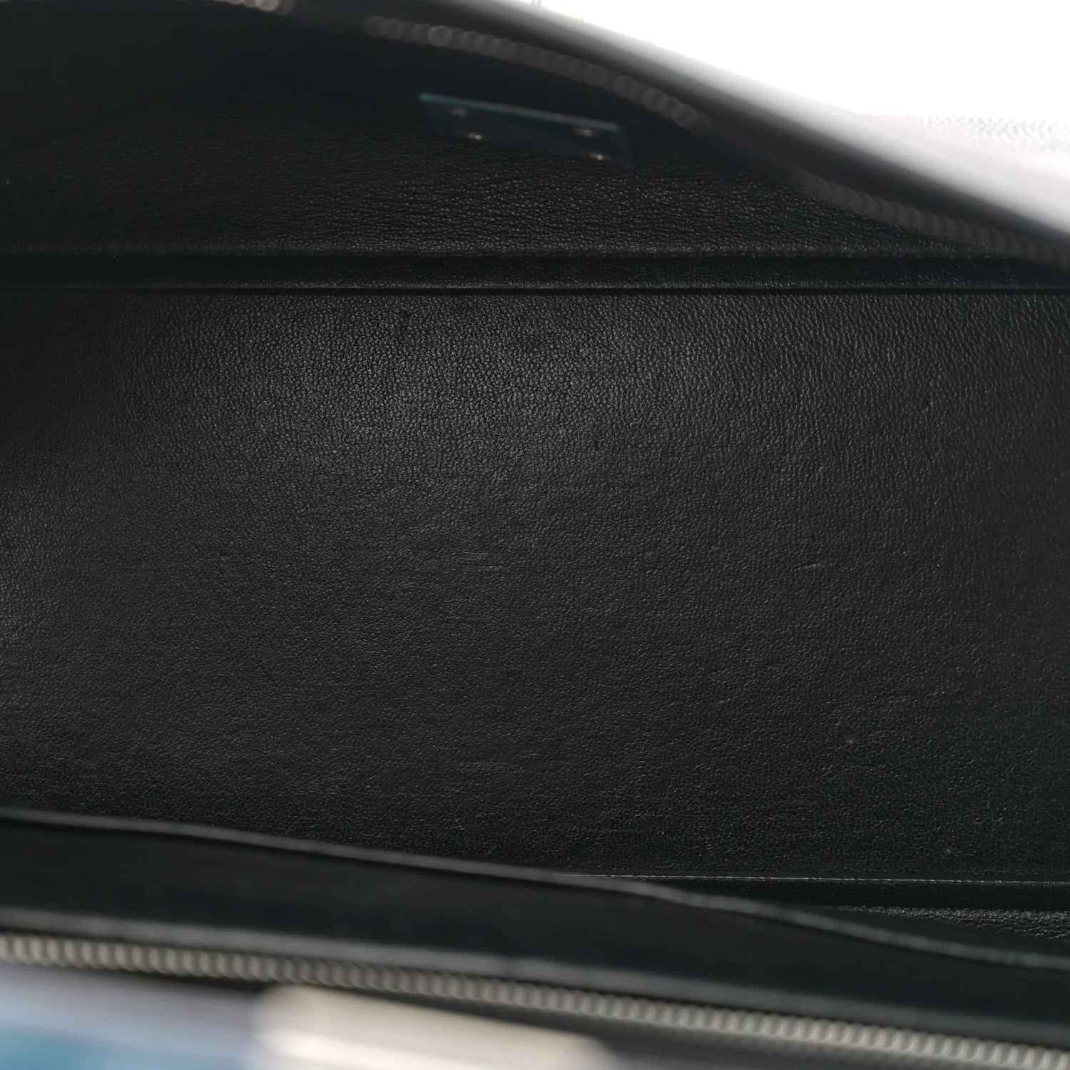 Smooth Calfskin Medium Tri-Color Trapeze Blue