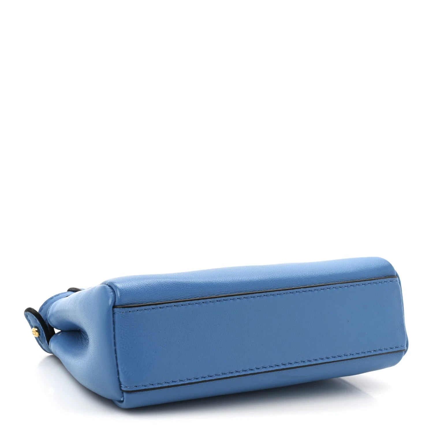 Shiny Nappa Micro Peekaboo Iconic Satchel Blue Royal