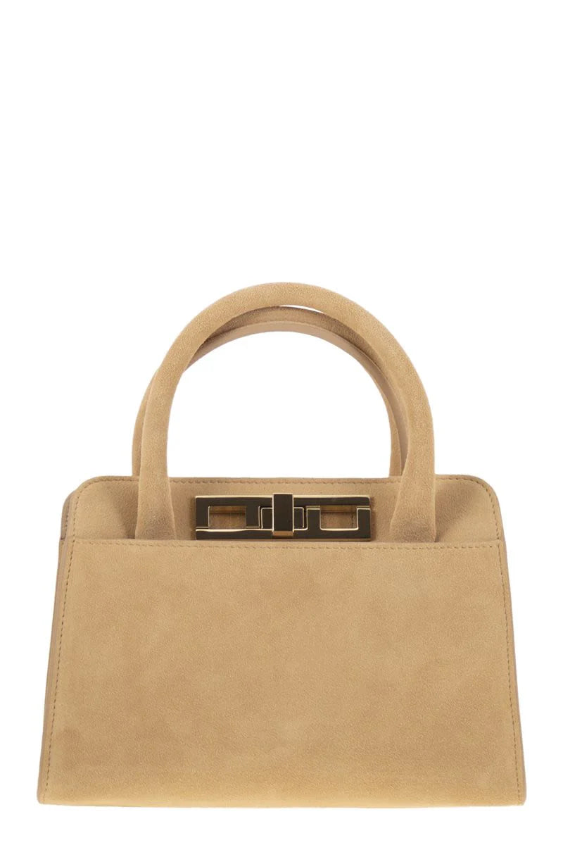 SMALL HANDBAG with METAL ACCESSORY