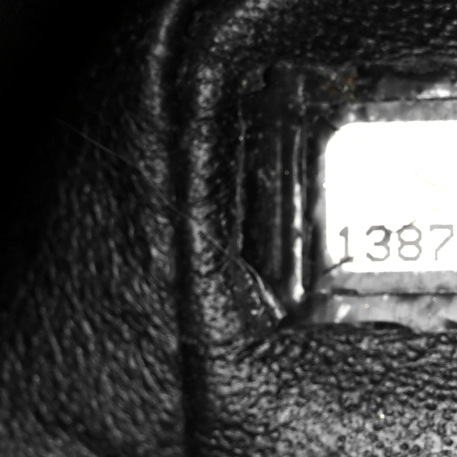 Patent Quilted Maxi Single Flap Black