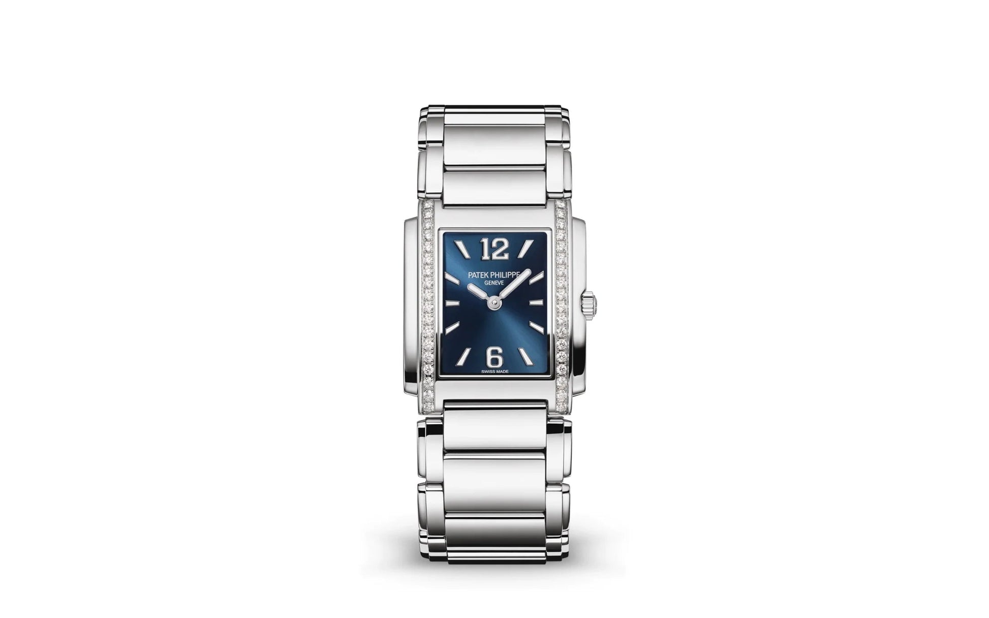 Twenty~4 Quartz Ladies Watch, Stainless Steel with 36 Diamond (~0.42 Ct), 25.1 X 30 Mm, Ref# 4910/1200A-001