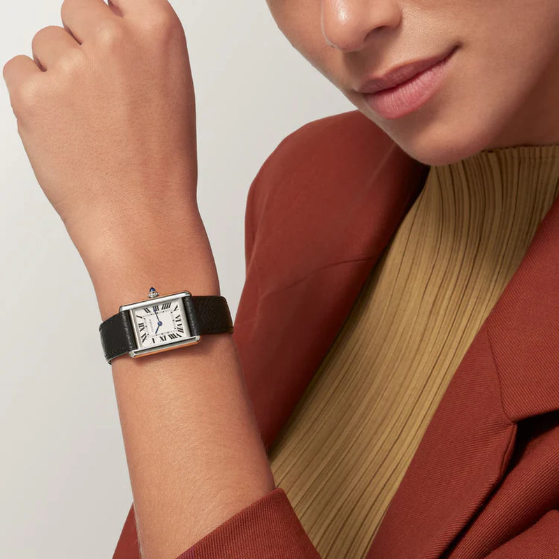 Unworn  Tank Must Solarbeat™ De , Small Stainless Steel, 29.5Mm X 22Mm, Ref# WSTA0060, Box and Papers