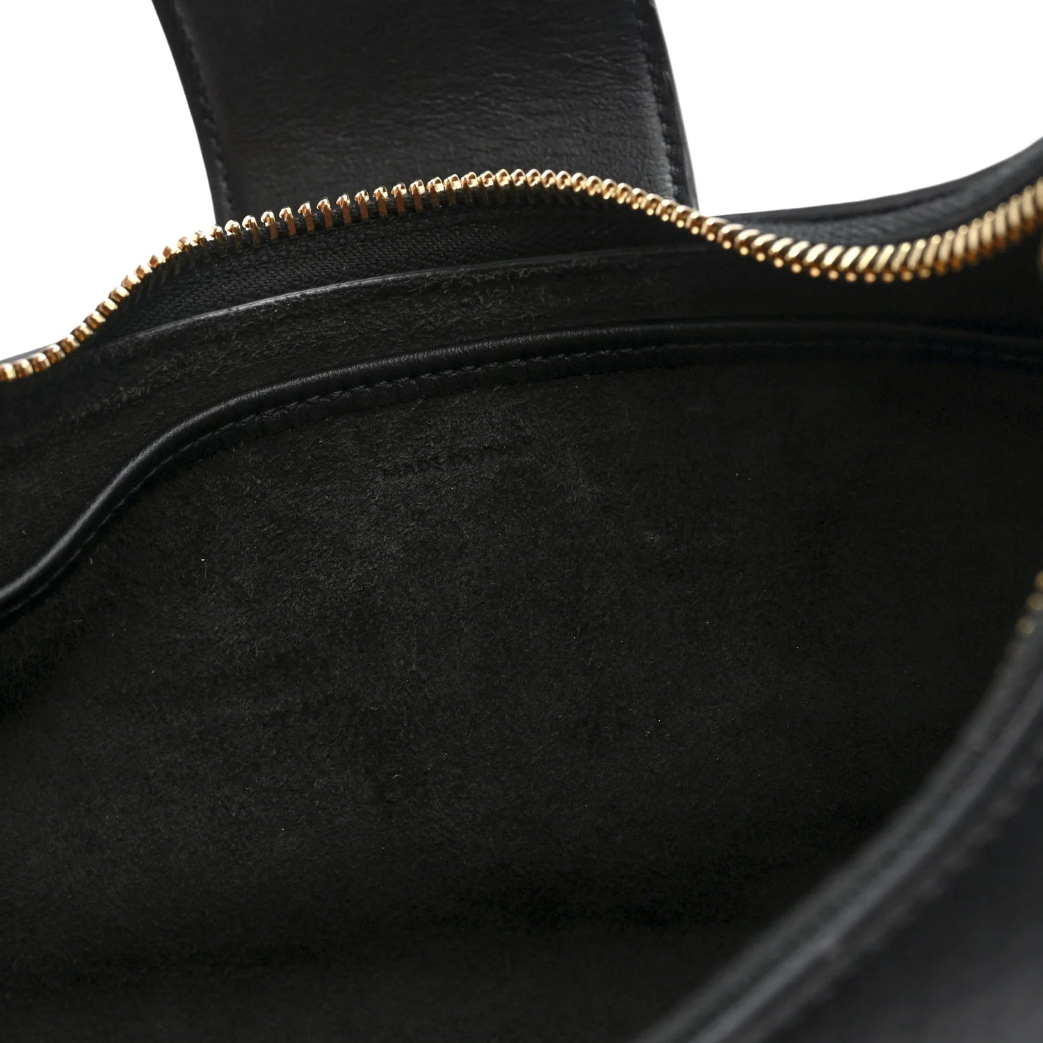 Smooth Calfskin Medium Strap Ava Triomphe Shoulder Bag Black