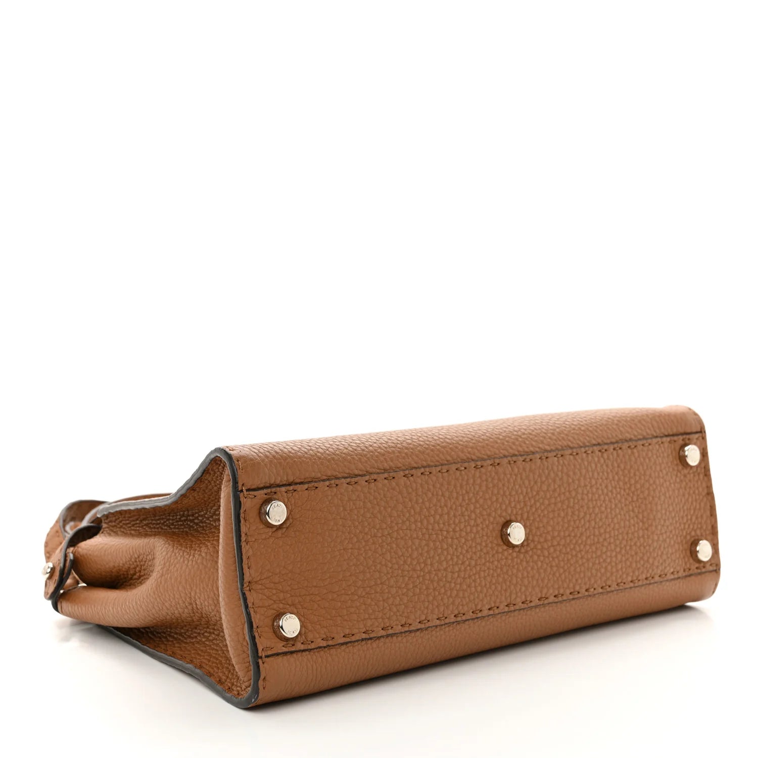 Cuoio Romano Selleria Bi-Color Medium Peekaboo Iconic Satchel Mou Deserto