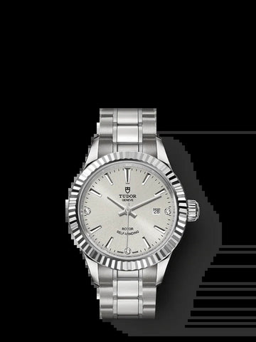 Style, Stainless Steel and Diamond-Set, 28Mm, Ref# M12110-0007