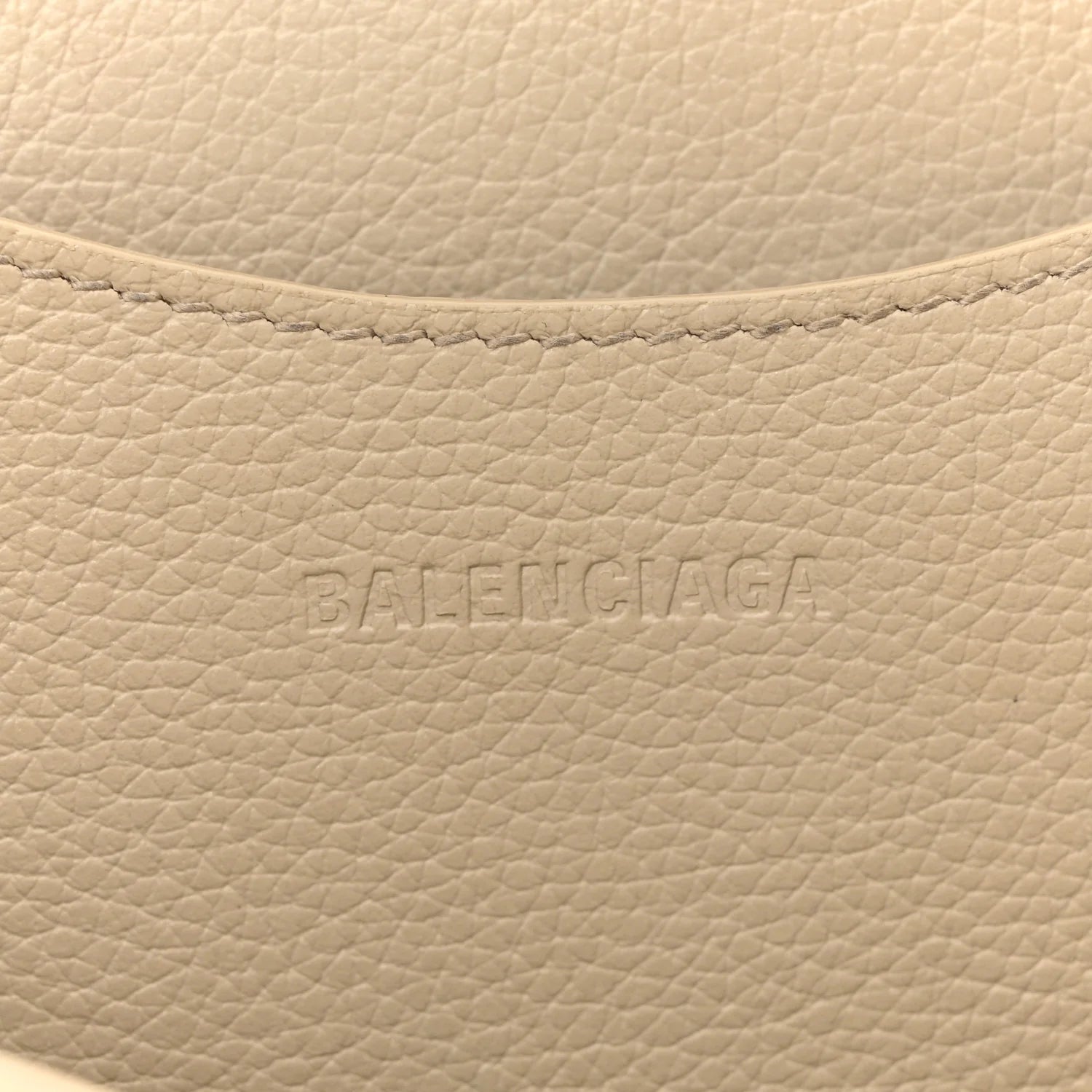 Grained Calfskin Neo Classic Silver Hardware S City Cream