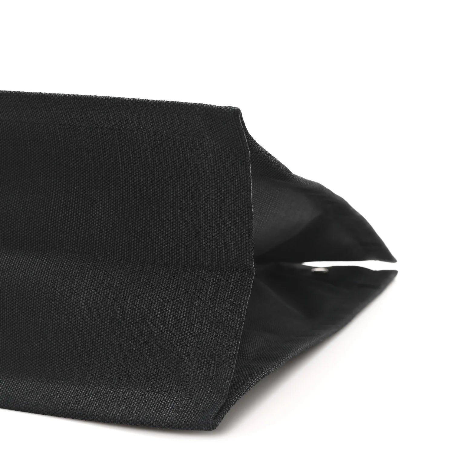 Linen Calfskin Rive Gauche Tote White Black