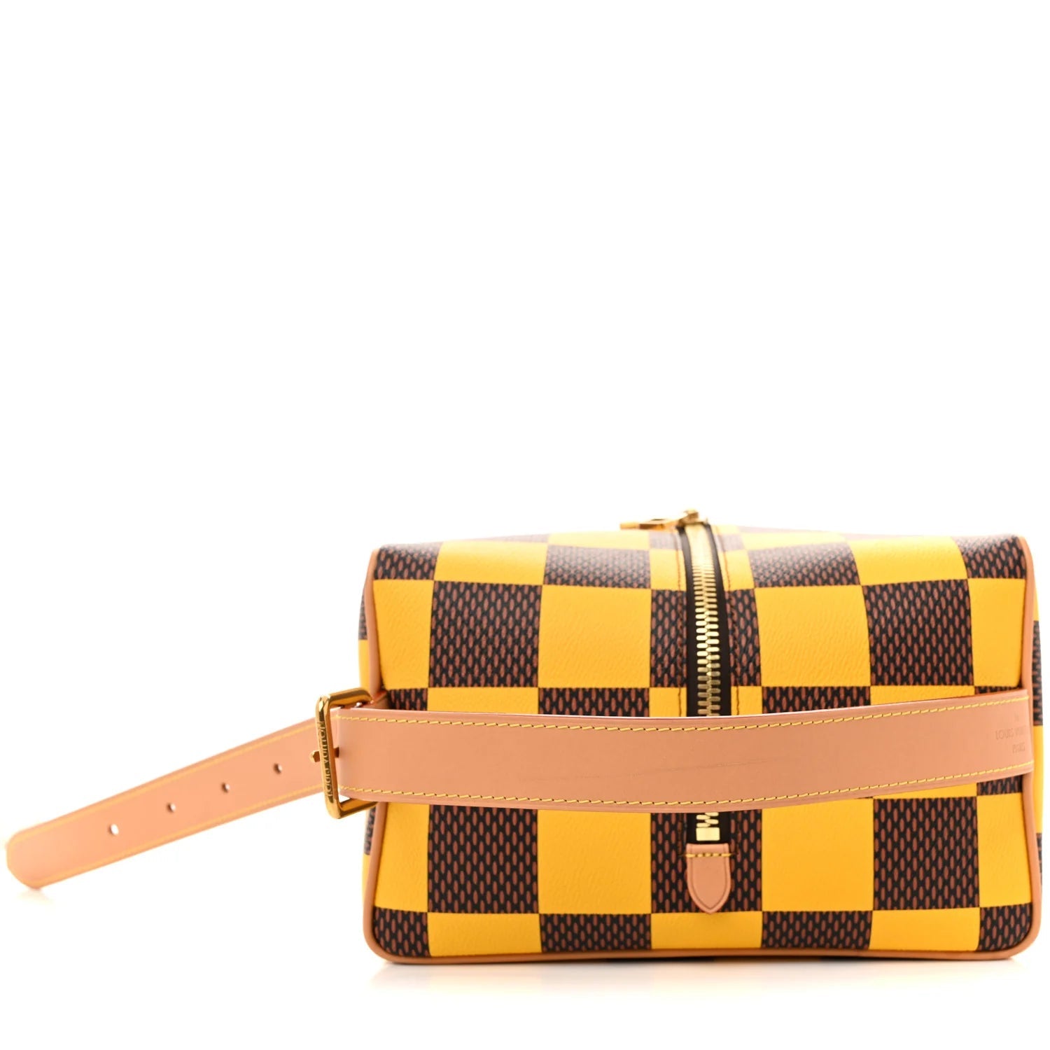 Damier Pop Shoes Bag Yellow