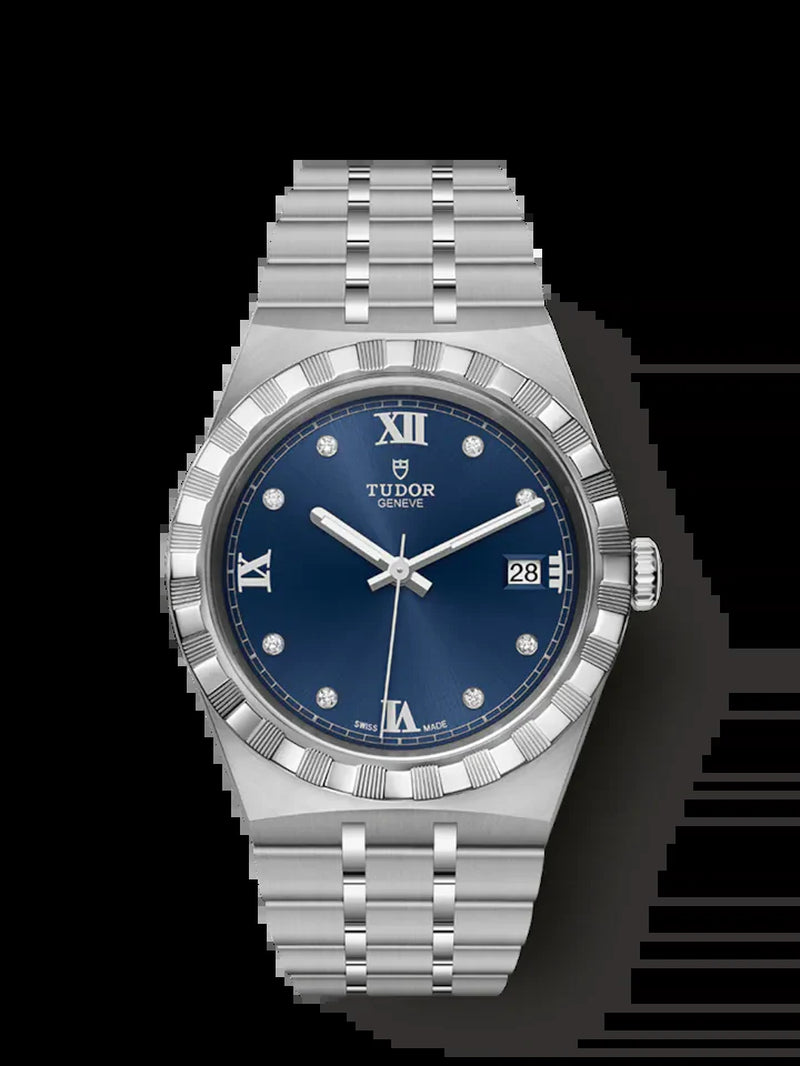 Royal, Stainless Steel and Diamond-Set, 38Mm, Ref# M28500-0006