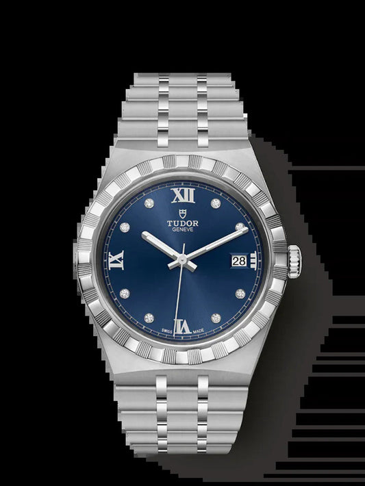 Royal, Stainless Steel and Diamond-Set, 38Mm, Ref# M28500-0006