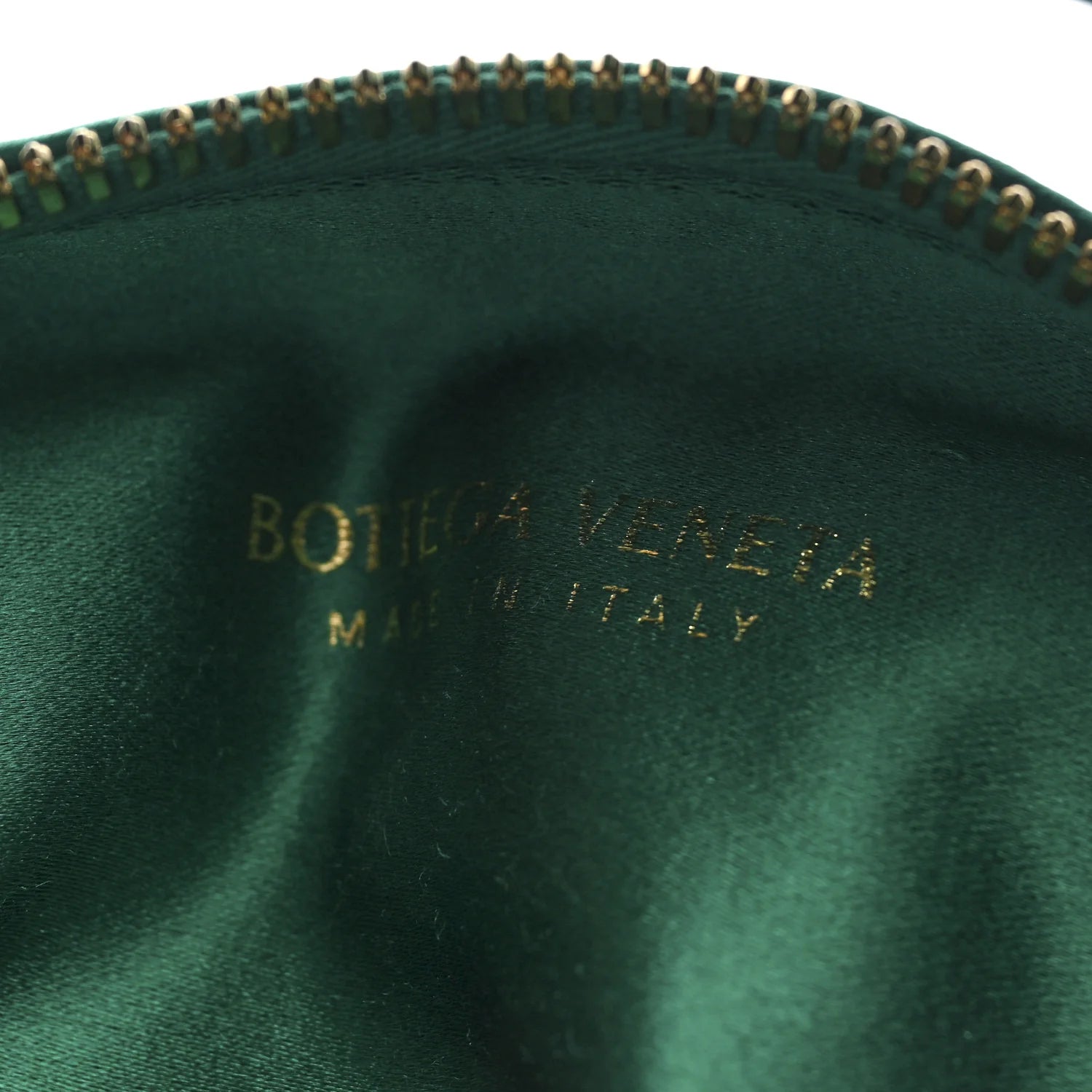 Crystal Embellished Satin Mini Hotfix Jodie Emerald