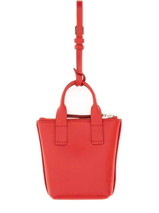 LEATHER MINIBAG CHARM