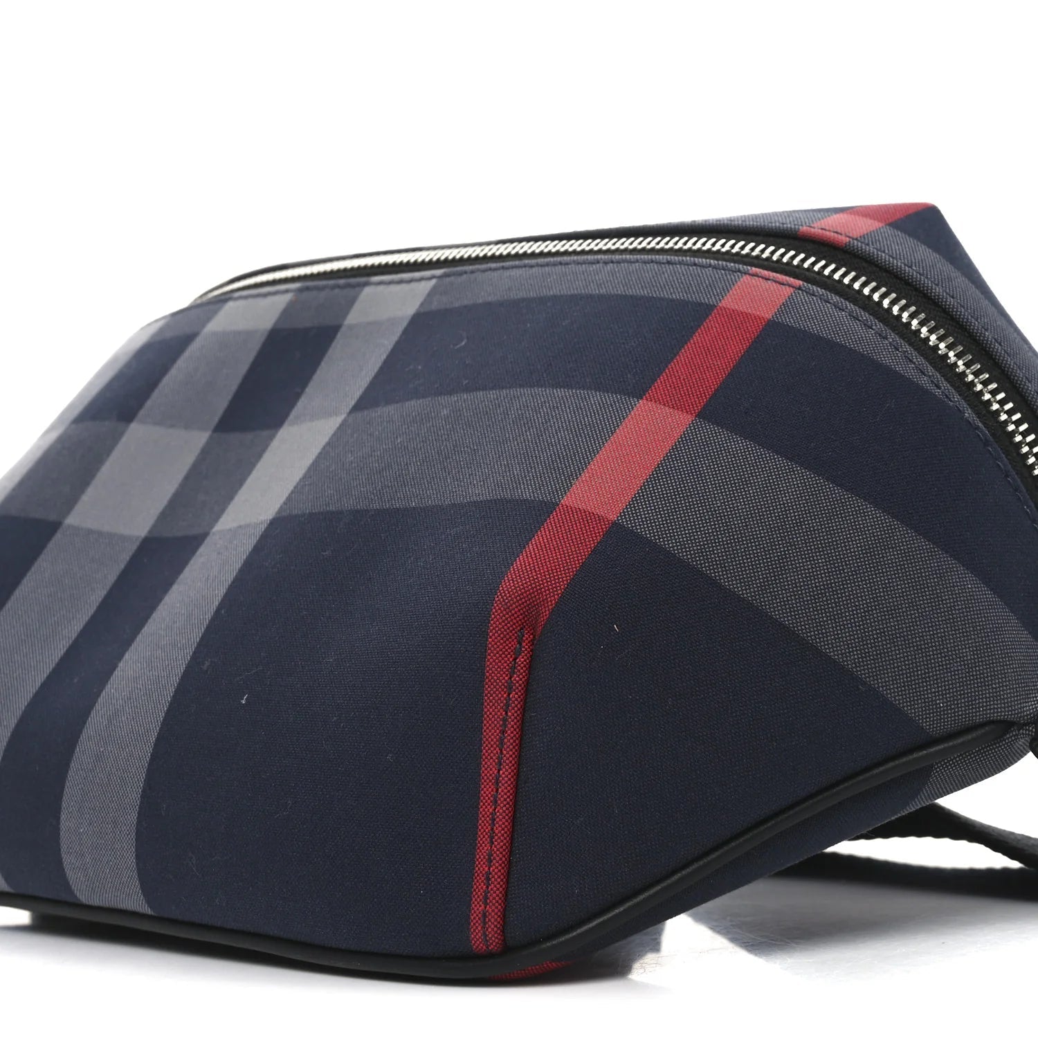 House Check Sonny Bum Bag Navy Grey