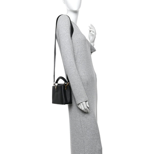 Taurillon Mini Capucines Black