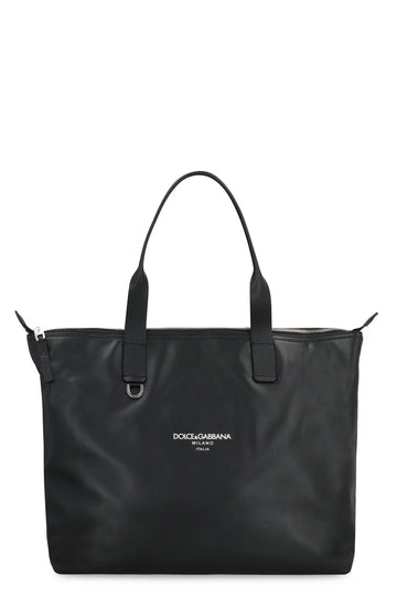 MEDIA SMOOTH LEATHER TOTE BAG