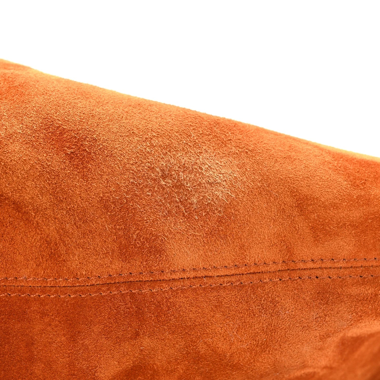 Suede Calfskin Medium Lotus Tote Caramel