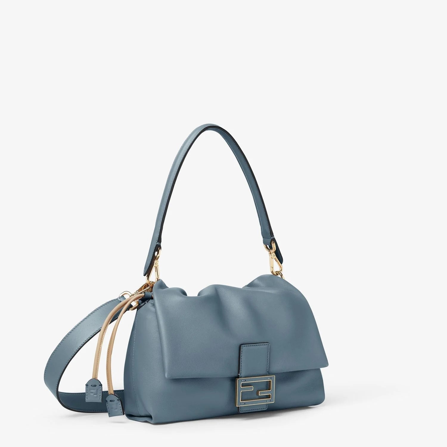 MAMMA BAGUETTE MEDIUM BAG in LIGHT BLUE NAPPA