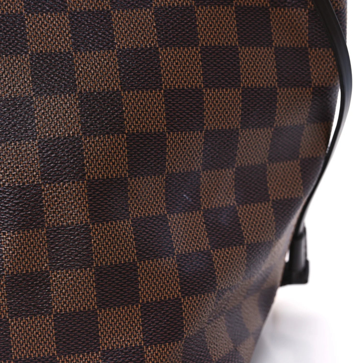 Damier Ebene Braided Neverfull MM Pink