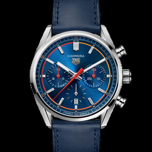 Unworn  Carrera Chronograph, Stainless Steel, 42Mm, Ref# CBN201D.FC6543, Box & Papers