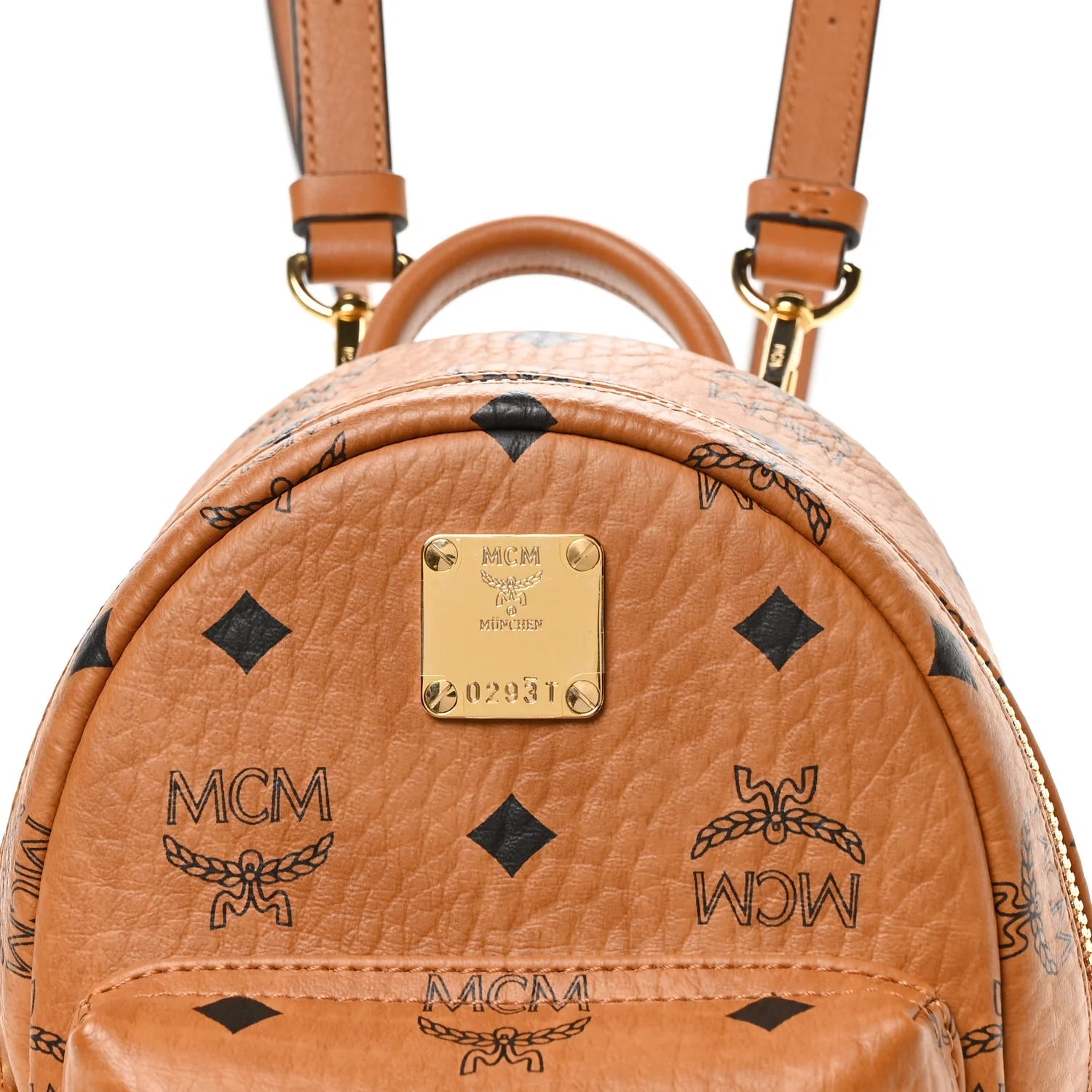 Visetos Side Stud X-Mini Stark Backpack Cognac
