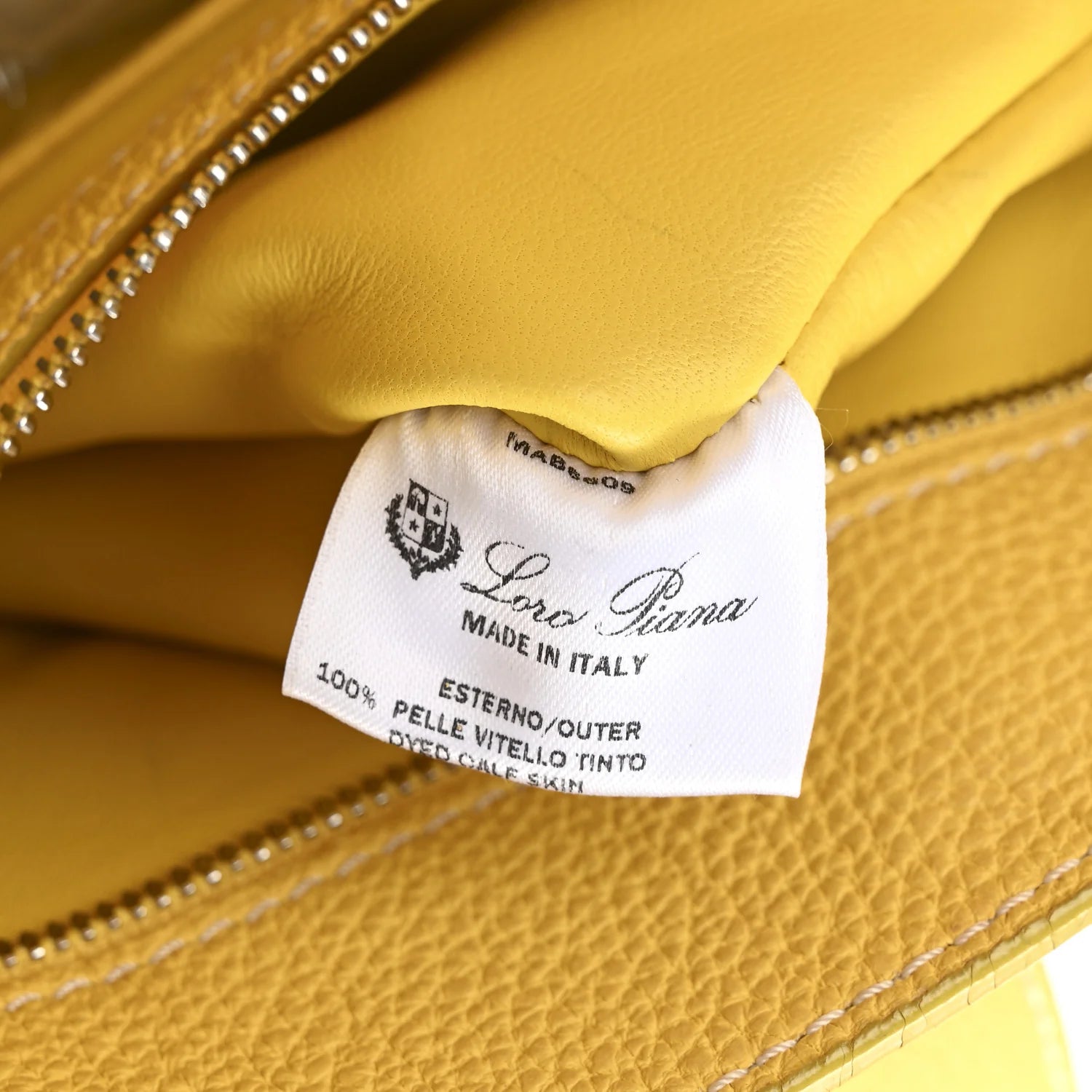 Grained Calfskin Bellevue Odessa Yellow