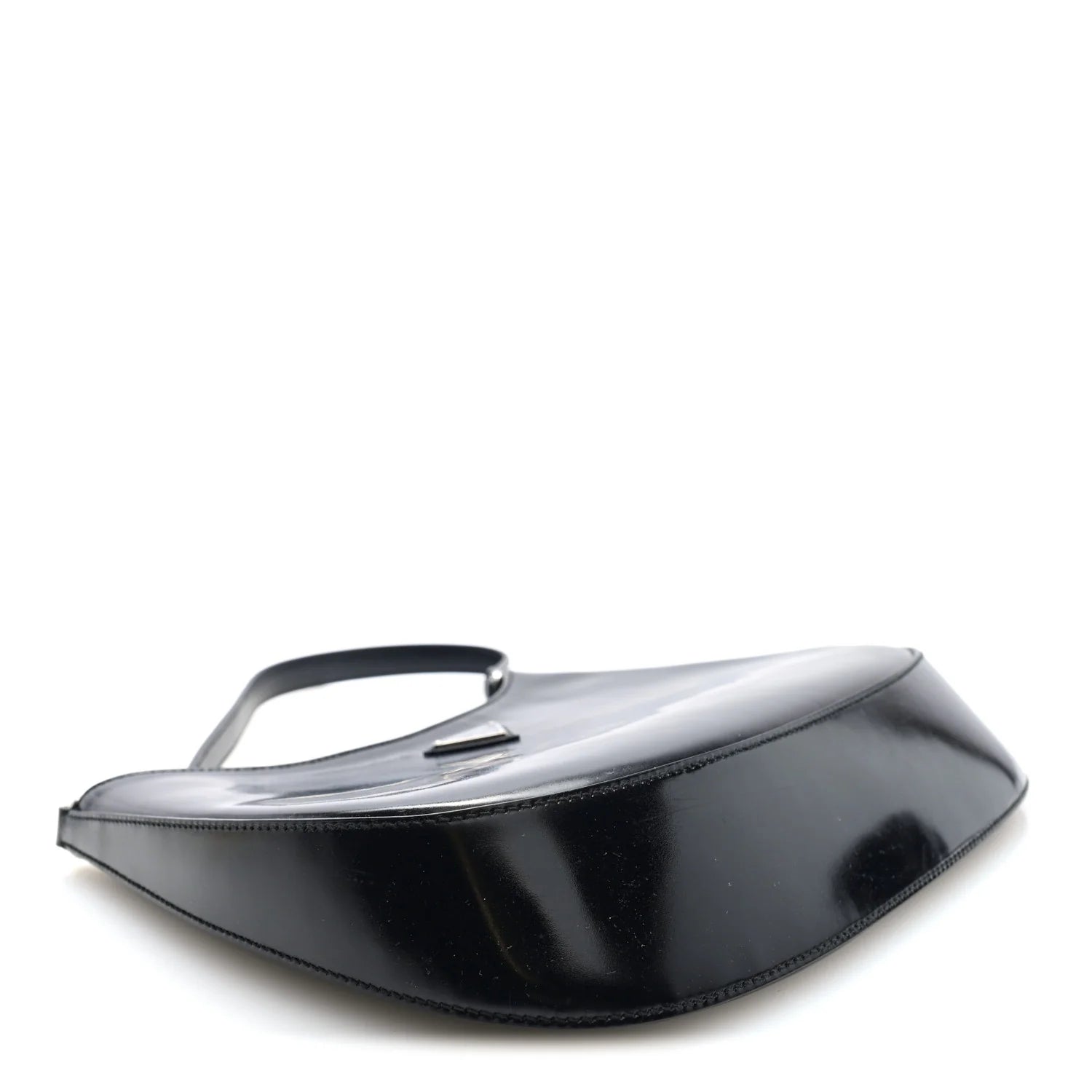 Spazzolato Cleo Shoulder Bag Black